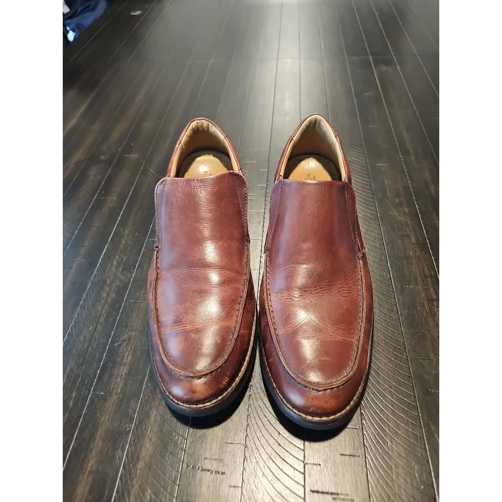 American Classic By De LaRentis Men's Loafer Handcrafted‎ Brown Shoes Size 10 M
